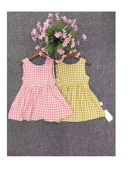 纯连衣裙夏款目目大，品牌童装折扣批发童装品牌2019春夏新品