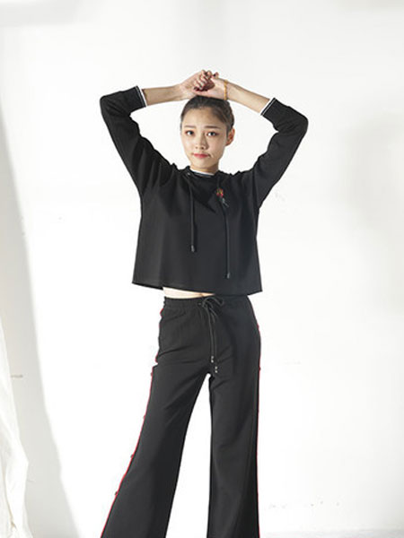 玛拉斐尔女装品牌2019春夏新款纯棉 长袖韩版宽松套头连帽薄款上衣