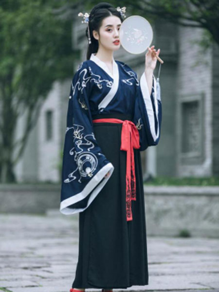 锦官城女装品牌2019春夏新款复古中国风连衣裙