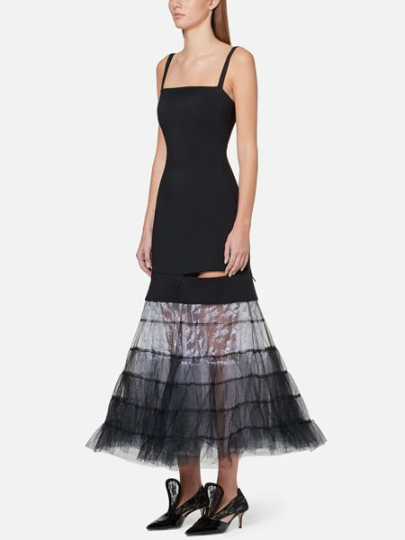 Christopher Kane克里斯托弗·凯恩女装品牌2019春夏新款无袖紧身包臀连衣礼裙