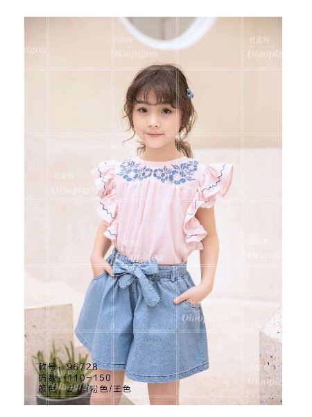 19年新款俏皮狗，品牌童装折扣批发，品牌童装库存货源童装品牌2019春夏新品