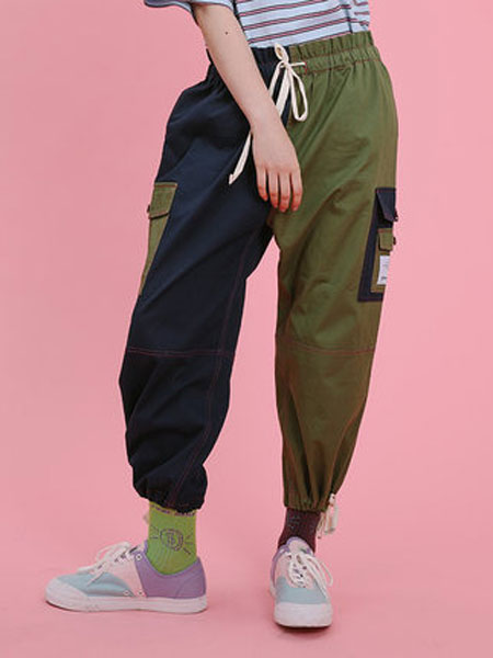 TYAKASHA塔卡沙女装品牌2019春夏新款 时尚薄款百搭纯色休闲裤
