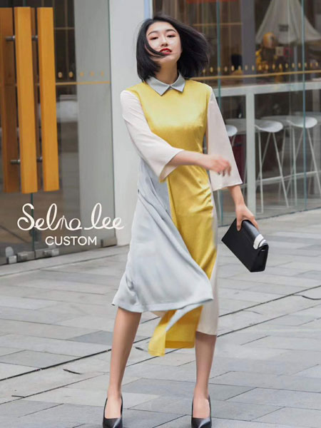 Selia Lee女装品牌2019春夏新款韩版时尚宽松休闲连衣裙