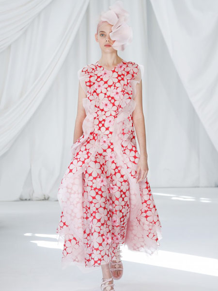 Ermanno Scervino艾尔玛诺·谢尔维诺女装品牌2019春夏新款时尚气质优雅连衣裙