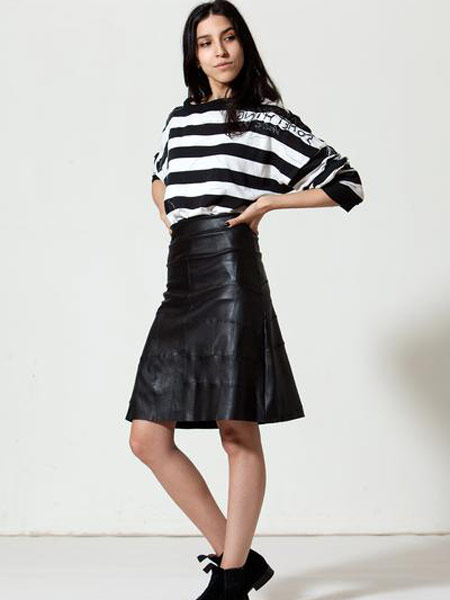 Daryl K达里尔·K女装品牌新款高腰短裙显瘦百搭半身裙