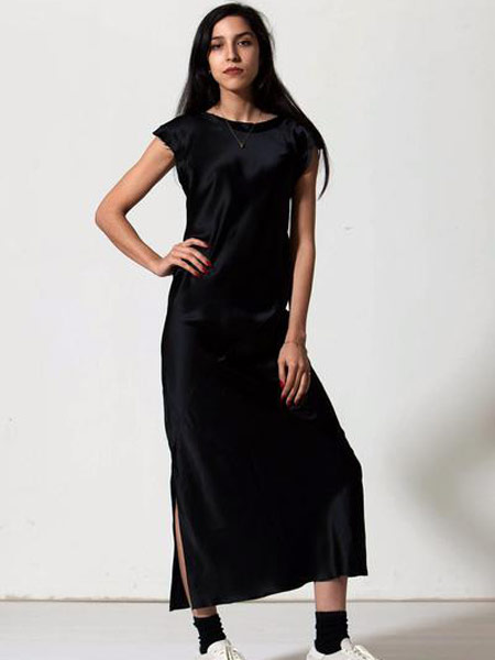 Daryl K达里尔·K女装品牌新款休闲时尚收腰显瘦连衣裙
