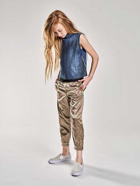 Diesel Kids迪赛童装童装品牌2019春夏款时尚修身显瘦无袖上衣
