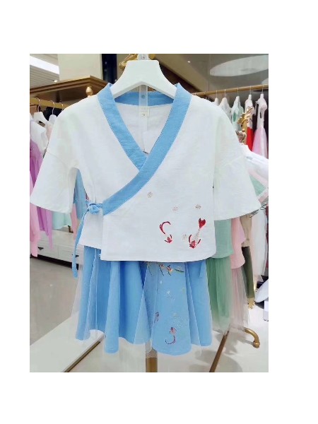 19年新款汉服系列 品牌童装折扣批发 品牌童装库存货源童装品牌2019春夏新品