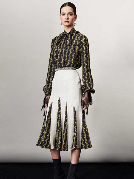 Francesco Scognamiglio弗朗西斯科·斯科涅米格里欧女装品牌新款时尚针织鱼尾裙中长款高腰弹力包臀裙