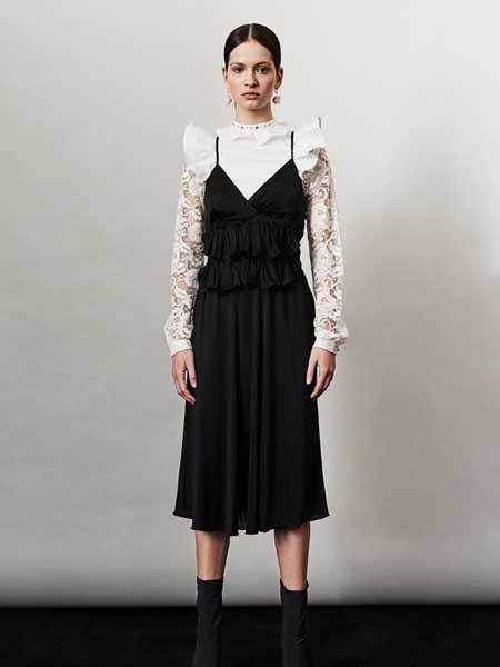 Francesco Scognamiglio弗朗西斯科·斯科涅米格里欧女装品牌新款韩版时尚气质显瘦修身吊带背带连衣裙