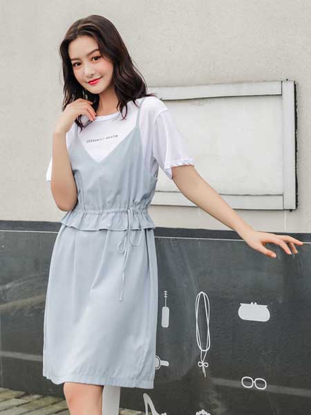 B P（Bella Party）女装品牌2019春夏新款套装两件套裙子减龄洋气时尚时髦韩版百搭潮