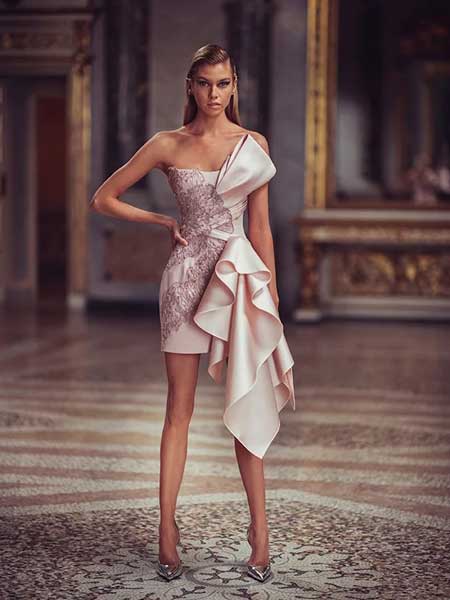 范瑟丝女装品牌2019春夏新款修身显瘦小礼服裙