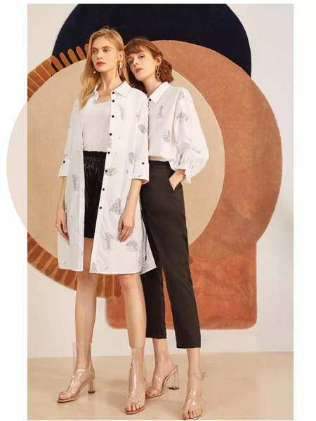 艺素女装品牌2019秋季新款韩版时尚气质女神范雪纺衫显洋气两件套
