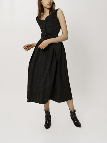薇薇安·威斯特伍德女装品牌2019春夏新款时尚优雅气质修身显瘦连衣裙