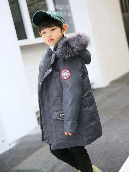 宠来宠趣童装品牌2019秋冬儿童男童中长款韩版洋气外套