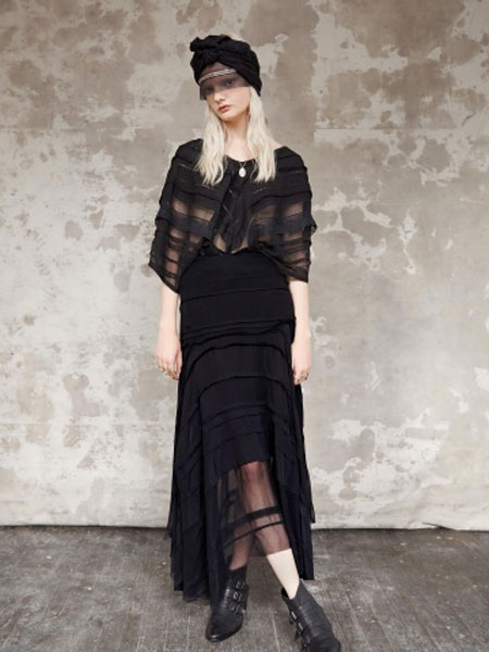Gary Graham加里·格雷厄姆女装品牌2019春夏新款时尚欧美不规则连衣裙