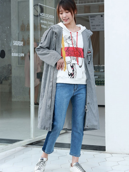 BUKHARA布卡拉女装品牌2019秋季新款韩版披风外套毛衣慵懒风针织衫