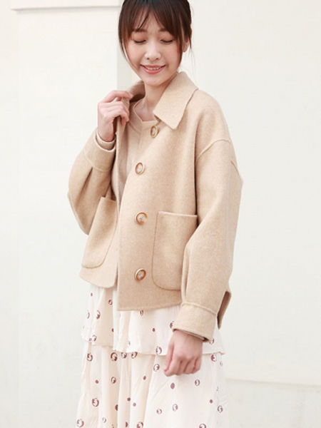 BUKHARA布卡拉女装品牌2019秋季新款韩版气质宽松短款外套