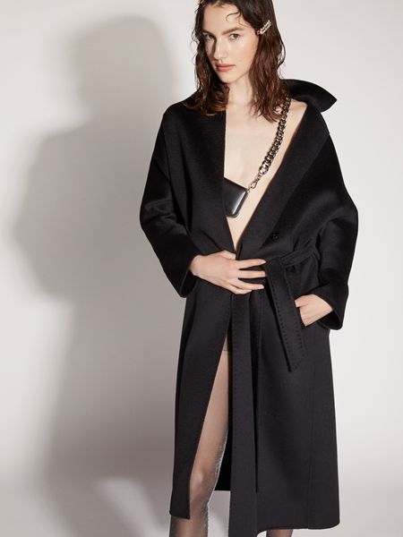 芮玛女装品牌2019秋季新款扭纹缠绕式连衣裙