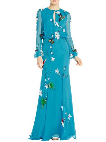 Felicity Brown费利西蒂·布朗女装品牌2019春夏新款韩版修身长裙气质名媛连衣裙