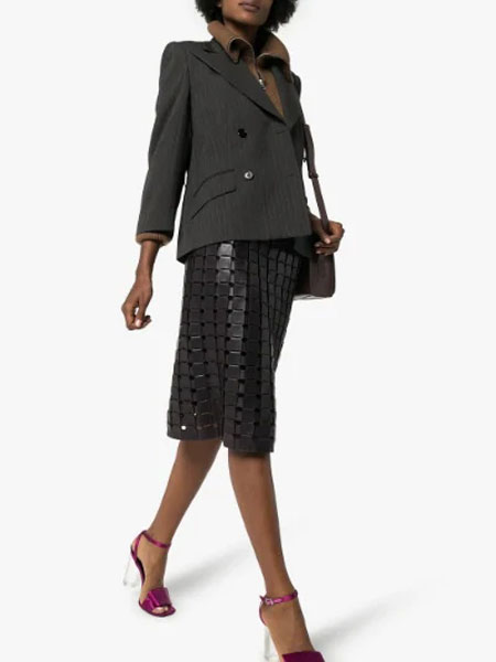 Taller Marmo女装品牌2019春夏黑色外套