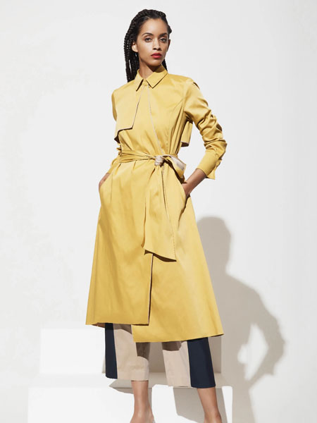 Mi Jong Lee女装品牌2019秋季黄色裙子