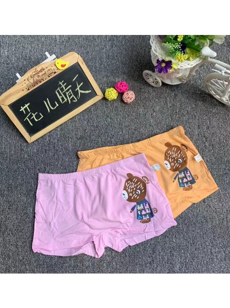 花儿晴天儿童纯棉内裤批发 男女童可爱卡通平角内裤四角内裤批发