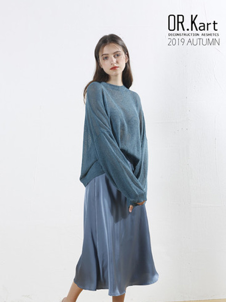 解构女装女装品牌2019秋季女性薄款套头针织衫