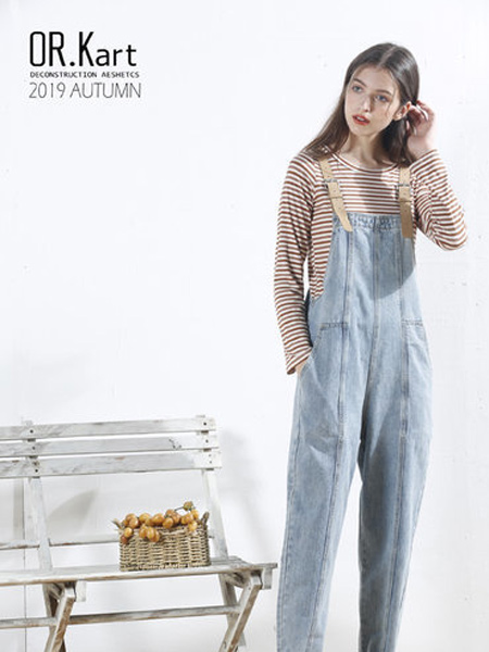 解构女装女装品牌2019秋季女性条纹简约长袖T恤