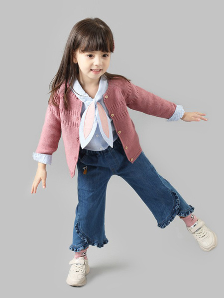 MAC·MIOCO童装品牌2019秋冬女童加绒短款外套