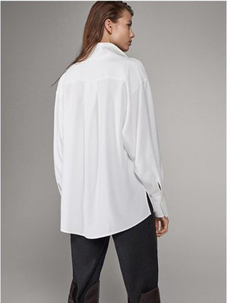 奥利维尔·斯泰利女装品牌2019秋冬纯棉衬衫上衣