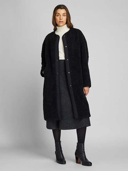 佛瑞塔女装品牌2019秋冬貂皮大衣保暖外套