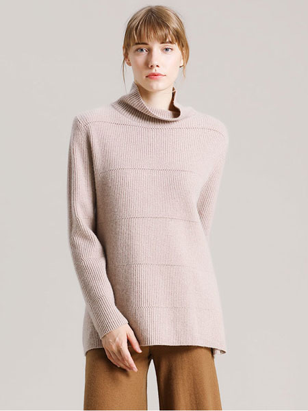 圣奇融羊绒女装品牌2019秋冬纯山羊羊毛衫