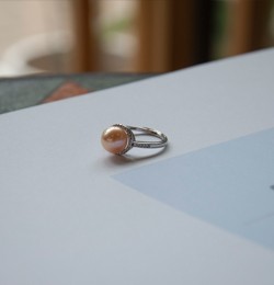 涵生珠寶珍珠玉翠品牌2019秋冬仿珍珠簡約氣質戒指指環A4-J18