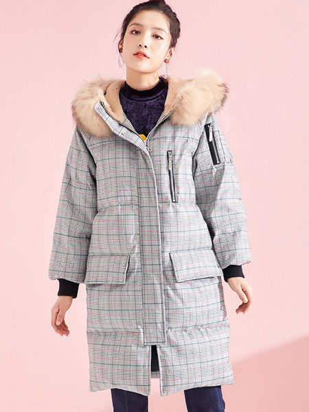 千仞岗女装品牌2019秋冬时尚轻薄羽绒服