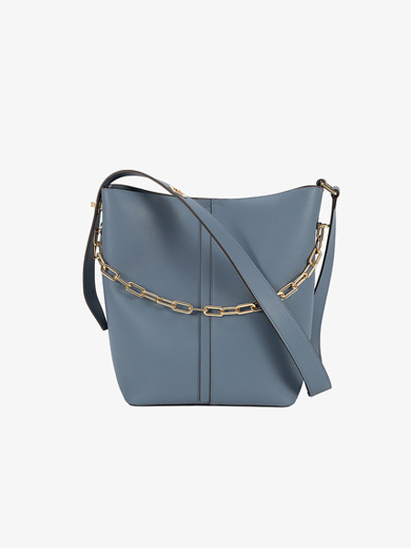 LIVIN MOMENTO（领·慕）箱包品牌2019秋季轻奢女包新款包包女子母包牛皮水桶包 时尚女士百搭包包