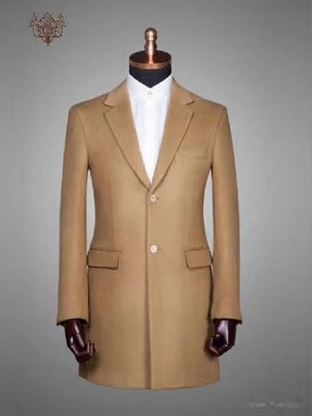 XUANPRIVE服装定制品牌2019秋冬新款长袖长款西装大衣