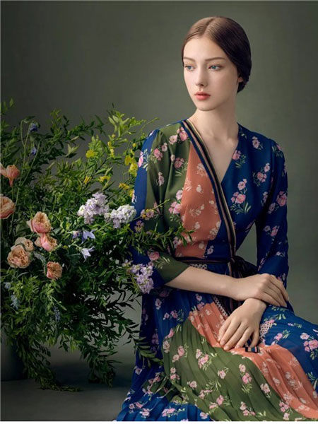 欧柏兰奴女装品牌2020春夏新款繁花记系列尽显东方之美