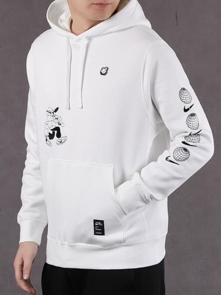 Nike耐克男装2020春季运动休闲透气加绒保暖卫衣CK2992-100