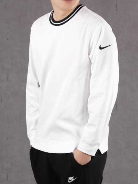 Nike耐克男装2020春季运动跑步训练棉质透气长袖T恤AJ3534-100