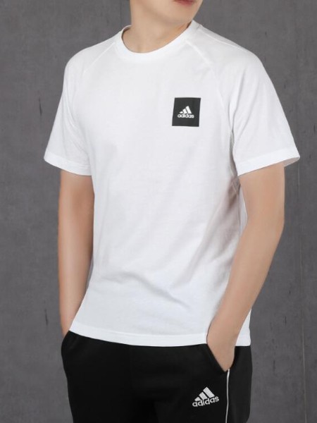 Adidas阿迪达斯男装2020春夏运动跑步训练透气舒适休闲T恤FI4029