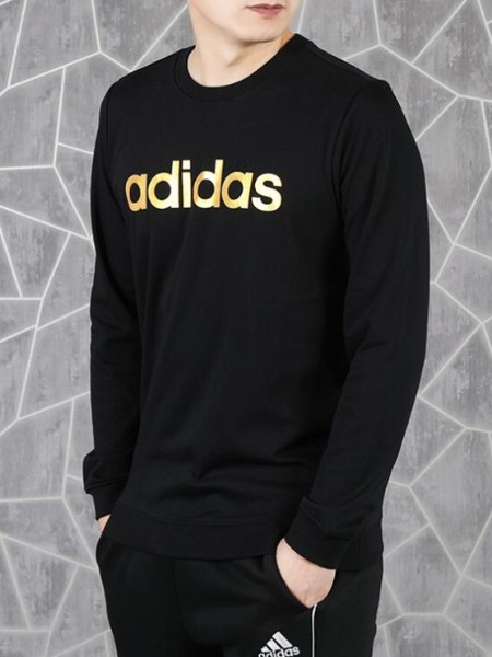 Adidas阿迪达斯男装2020春季运动服跑步训练圆领卫衣FP7428