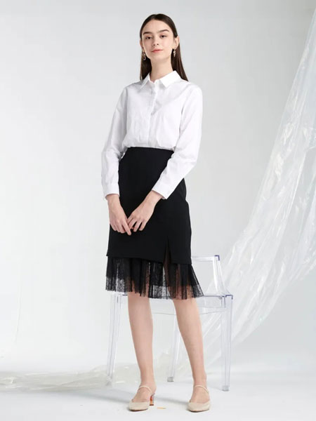 prosilu葆斯奴女装品牌2020春夏新款纯色气质裙子套装