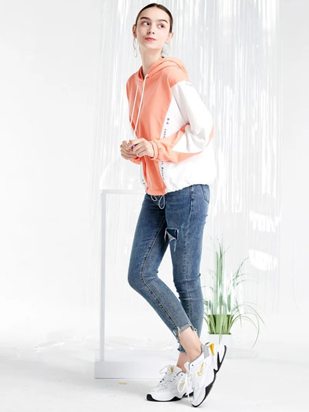 prosilu葆斯奴女装品牌2020春夏新款纯色简洁卫衣