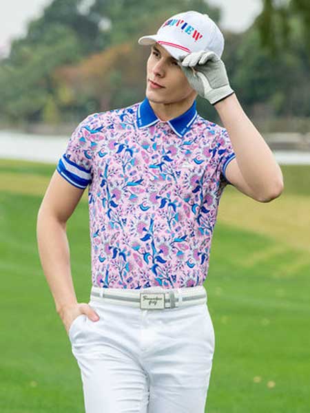 尚约高尔夫休闲品牌2020春夏新款透气舒适短袖休闲运动T恤