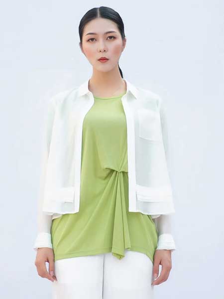 氏伽女装品牌2020春夏新款纯色休闲外套