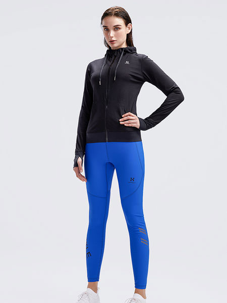 Hotsuit运动品牌2020春夏新款黑色运动上衣