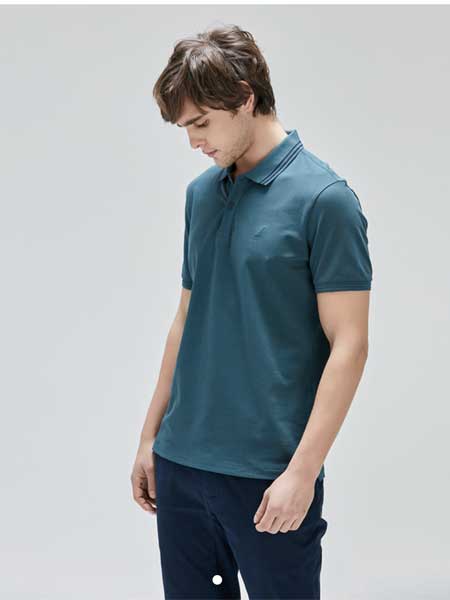 LINCS男装品牌2020春夏新款高领T恤