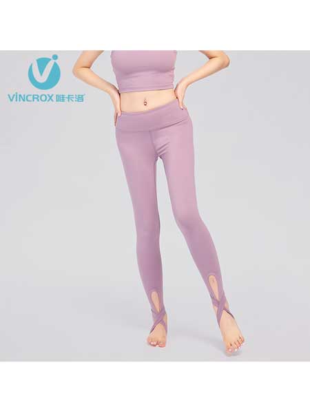 唯卡洛女装品牌2020春夏瑜伽服防汗臭味裸感健身裤
