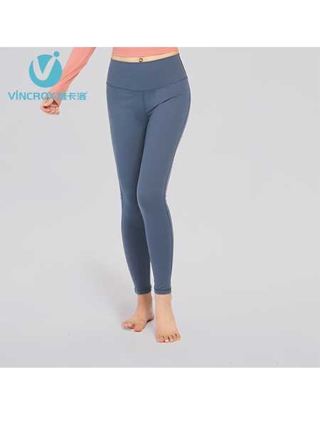 唯卡洛女装品牌2020春夏瑜伽服防汗臭味裸感健身裤